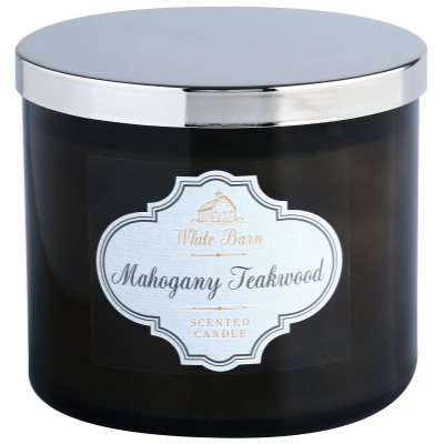 Bath Body Works White Barn Mahogany Teakwood Scented Candle