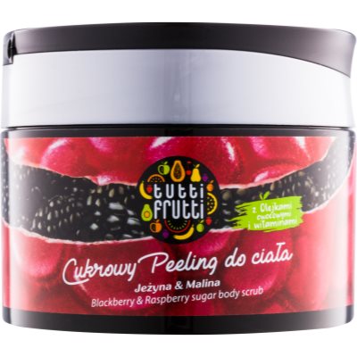 Farmona Tutti Frutti Blackberry & Raspberry peeling corporal de açúcar Farmona Tutti Frutti Blackberry & Raspberry peeling corporal de açúcar