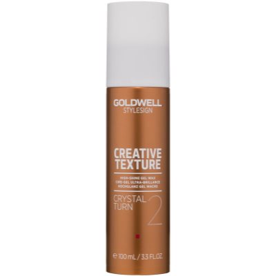 Goldwell StyleSign Texture Crystal Turn 2 cera gel com alto brilho Goldwell StyleSign Texture Crystal Turn 2 cera gel com alto brilho