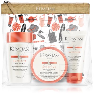 Kérastase Nutritive Travelpouch coffret para cabelo seco e normal Kérastase Nutritive Travelpouch coffret para cabelo seco e normal