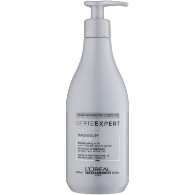 L’Oréal Professionnel Série Expert Silver champô prateado neutraliza tons amarelados L’Oréal Professionnel Série Expert Silver champô prateado neutraliza tons amarelados