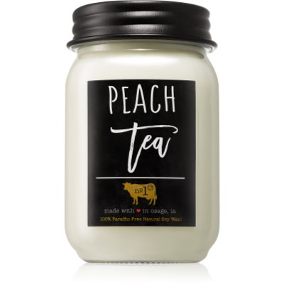 Milkhouse Candle Co. Farmhouse Peach Tea vela perfumado  