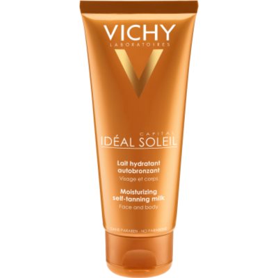 Vichy Idéal Soleil Capital hydratační samoopalovací mléko na obličej a tělo