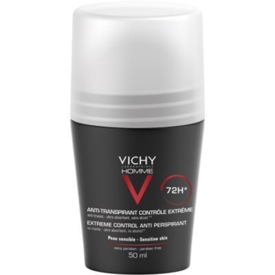 Vichy Homme Deodorant roll-on antibacteriano contra suor excessivo Vichy Homme Deodorant roll-on antibacteriano contra suor excessivo