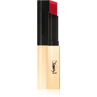 Yves Saint Laurent Rouge Pur Couture The Slim batom com acabamento couro mate Yves Saint Laurent Rouge Pur Couture The Slim batom com acabamento couro mate