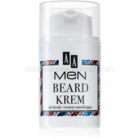 AA Cosmetics Men Beard hydratačný krém na tvár a fúzy 50 ml