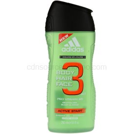 Obrázok ADIDAS 3in1 Active Start Sprchový gél 250ml