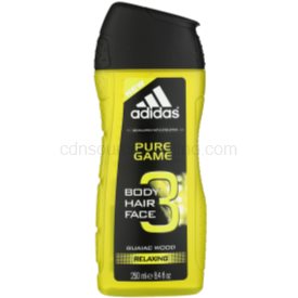 Obrázok Adidas 3 in 1 Pure Game sprchový gél pre mužov 250 ml  