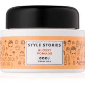 Obrázok Alfaparf Milano Style Stories The Range Paste tvarujúca pasta silné spevnenie Glossy Pomade 100 ml