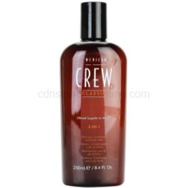 Obrázok American Crew Classic šampón, kondicionér a sprchový gél 3 v 1 pre mužov  250 ml