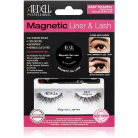 Obrázok Ardell Magnetic Liner & Lash Demi Wispies pre ženy magnetické riasy Demi Wispies 1 pár + magnetická gélová linka 2 g Black + štetček na linku 1 ks Black