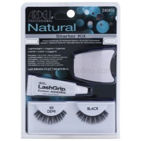 Obrázok SET Ardell Natural Umelé riasy umelé mihalnice Demi Wispies 101 1 pár + lepidlo na mihalnice 2,5 g + aplikátor