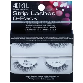 Obrázok ARDELL Strip Lashes 6-Pack Wispies Kozmetická pomôcka Black 1ks