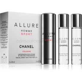 Obrázok Chanel Allure Homme Sport Cologne kolínska voda (1x plniteľná + 2x náplň) 3 x 20 ml