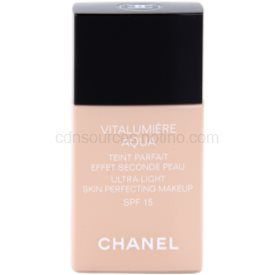 Obrázok Chanel Vitalumiére Aqua ultra ľahký make-up pre žiarivý vzhľad pleti odtieň 10 Beige SPF 15  30 ml