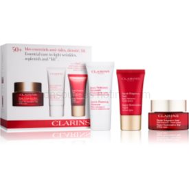 Obrázok SET Clarins Super Restorative Denný pleťový krém denná pleťová starostlivosť 50 ml + čistiaca pena 30 ml + nočná pleťová starostlivosť 15 ml