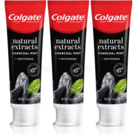 Obrázok COLGATE Naturals Charcoal & White 3 x 75 ml (8590232000241)