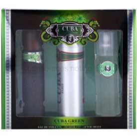 Obrázok SET Cuba Green Toaletná voda toaletná voda 100 ml + dezodorant 200 ml + voda po holení 100 ml