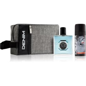 Obrázok Denim Black darčeková sada III.  voda po holení 100 ml + deodorant v spreji 150 ml + taštička 1 ks