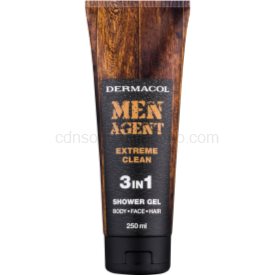 Obrázok Dermacol Men Agent Extreme Clean sprchový gél 3v1  250 ml