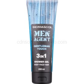 Obrázok Dermacol Men Agent Gentleman Touch sprchový gél 3v1  250 ml