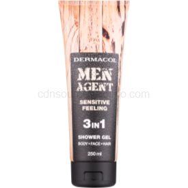 Obrázok Dermacol Men Agent Sensitive Feeling sprchový gél 3v1  250 ml