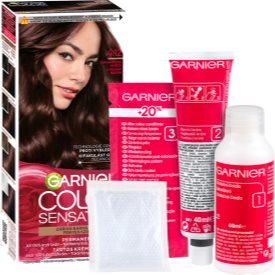 Obrázok Garnier Color Sensation farba na vlasy odtieň 4.12 Shimmering Brown