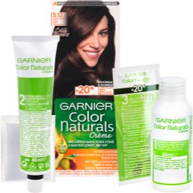 Obrázok Garnier Color Naturals Creme farba na vlasy odtieň 5.12 Icy Light Brown