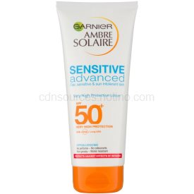 Obrázok GARNIER Ambre Solaire Mlieko na opaľovanie Sensitive SPF 50+ 200 ml (3600541271579)