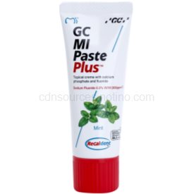 Obrázok GC MI Paste Plus Mint remineralizačný ochranný krém pre citlivé zuby s fluoridom pre profesionálne použitie  35 ml