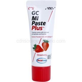 Obrázok GC MI Paste Plus Strawberry remineralizačný ochranný krém pre citlivé zuby s fluoridom pre profesionálne použitie  35 ml