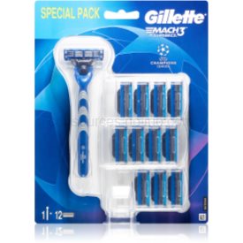 Obrázok Gillette Mach3 Turbo holiaci strojček + náhradné hlavice 12 ks