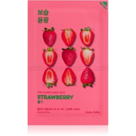 Obrázok Holika Holika Pure Essence Mask Sheet Strawberry rozjasňujúca plátienková maska pre jednotný tón pleti 20 ml