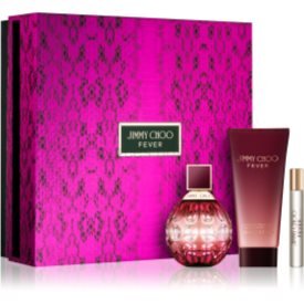 Obrázok Jimmy Choo Fever darčeková sada I. parfémovaná voda 100 ml + telové mlieko 100 ml + parfémovaná voda 7,5 ml