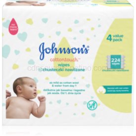 Obrázok JOHNSON'S BABY Cottontouch vlhčené obrúsky 224 ks