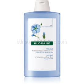 Klorane Flax Fiber šampón pre jemné vlasy bez objemu 400 ml