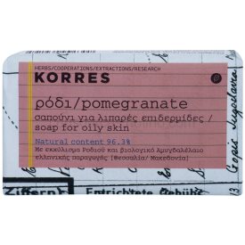 Obrázok Korres Soap Pomegranate tuhé mydlo na mastnú pleť s granátovým jablkom, 125g 