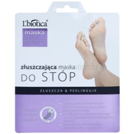 Obrázok L'biotica Masks exfoliačné ponožky pre zjemnenie a hydratáciu pokožky nôh  40 ml