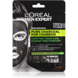 Obrázok ĽORÉAL PARIS Men Expert Pure Charcoal Tissue Mask 30 g (3600523704385)