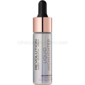 Obrázok Makeup Revolution Liquid Highlighter tekutý rozjasňovač odtieň Unicorn Elixir 18 ml