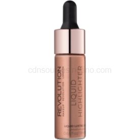 Obrázok Makeup Revolution Liquid Highlighter tekutý rozjasňovač odtieň Liquid Lustre Gold 18 ml