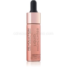 Obrázok Makeup Revolution Liquid Highlighter tekutý rozjasňovač odtieň Liquid Rose Gold 18 ml