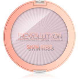 Obrázok Makeup Revolution Skin Kiss rozjasňovač na oči a tvár odtieň Pink Kiss 14 g