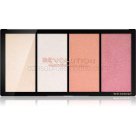 Obrázok Makeup Revolution Re-Loaded paleta rozjasňovačov odtieň Lustre Lights Cool 4 x 5 g