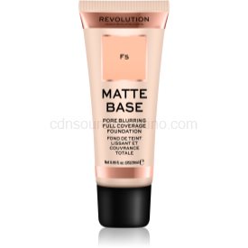 Obrázok Makeup Revolution Matte Base krycí make-up odtieň F5 28 ml