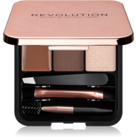 Obrázok Makeup Revolution Brow Sculpt Kit sada pre dokonalé obočie odtieň Medium 2,2 g