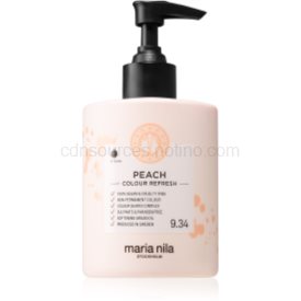 Obrázok Maria Nila Colour Refresh Peach jemná vyživujúca maska bez permanentných farebných pigmentov výdrž 4-10 umytí 9.34 300 ml