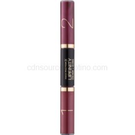 Obrázok Max Factor Lipfinity Colour and Gloss dlhotrvajúci rúž a lesk na pery 2v1 odtieň 550 Reflective Ruby 2x3 ml