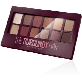 Obrázok Maybelline The Burgundy Bar paleta očných tieňov  9,6 g