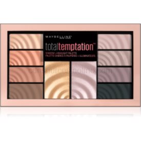 Obrázok Maybelline Total Temptation paleta očných tieňov a rozjasňovačov  12 g